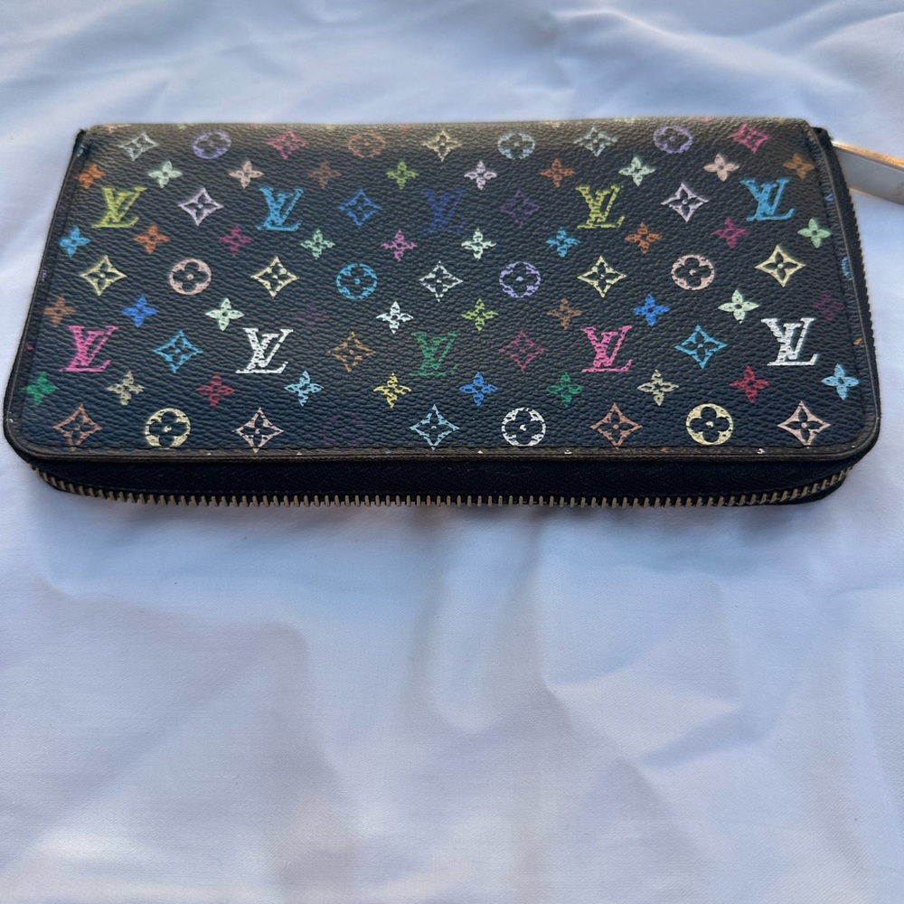 Louis Vuitton Multicolor Murakami Monogram Zippy Wallet